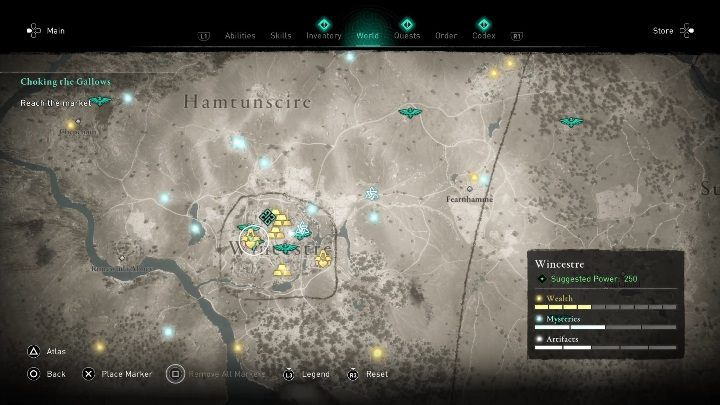 Tę skrzynie znajdziesz w zachodniej części miasta, przy punkcie synchronizacji - Assassins Creed Valhalla: Wyposażenie - Wincestre, sekrety, lokacje - Assassins Creed Valhalla - poradnik do gry