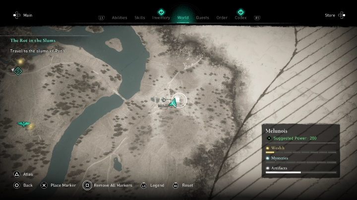 Mapę skarbu znajdziecie w Blihatu, w północo wschodniej części regionu - AC Valhalla Oblężenie Paryża: Mapa ukrycia skarbu, Melunois - sekrety - Assassins Creed Valhalla - poradnik do gry