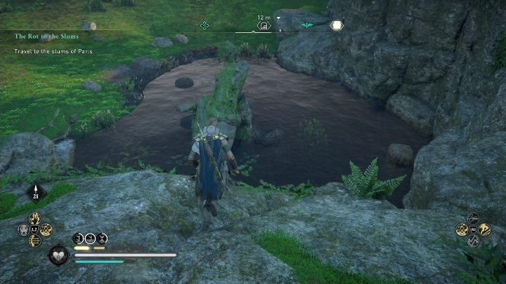 Aby dostać się do umiejętności musicie wejść do jaskini - AC Valhalla Oblężenie Paryża: Uczone księgi (zdolności), Melunois - sekrety - Assassins Creed Valhalla - poradnik do gry