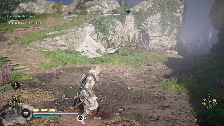 Gdy dotrzecie na miejsce zadania musicie po prostu otworzyć skrzynię - AC Valhalla Oblężenie Paryża: Frankijscy szlachcice, Melunois - sekrety - Assassins Creed Valhalla - poradnik do gry