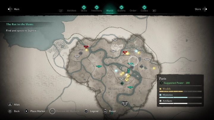 3 - AC Valhalla Oblężenie Paryża: Mapa ukrycia skarbu, Paryż - sekrety, lokacje - Assassins Creed Valhalla - poradnik do gry