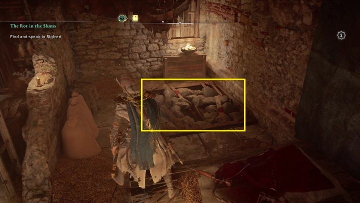 Gdy dostaniecie się do środka zobaczycie zagruzowane przejście - AC Valhalla Oblężenie Paryża: Uczone księgi (zdolności), Paryż - sekrety - Assassins Creed Valhalla - poradnik do gry