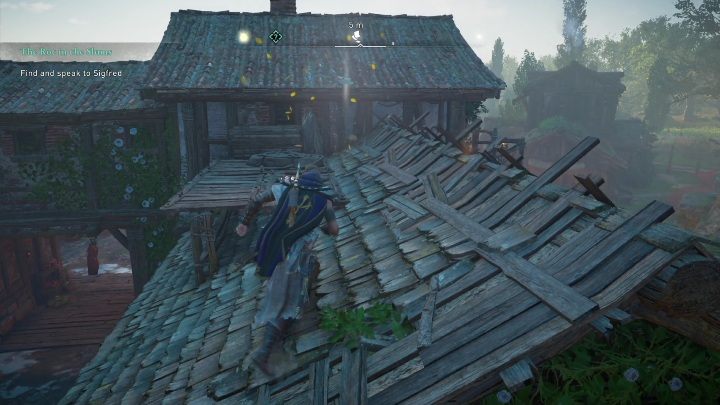 Początek: Kartka znajduje się na dachu jednego z budynków - AC Valhalla Oblężenie Paryża: Karta niesiona wiatrem, Evresin - sekrety, lokacje - Assassins Creed Valhalla - poradnik do gry