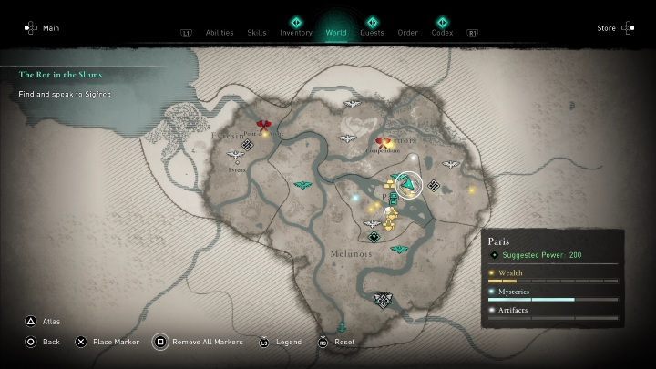 1 - AC Valhalla Oblężenie Paryża: Karta niesiona wiatrem, Paryż - sekrety - Assassins Creed Valhalla - poradnik do gry