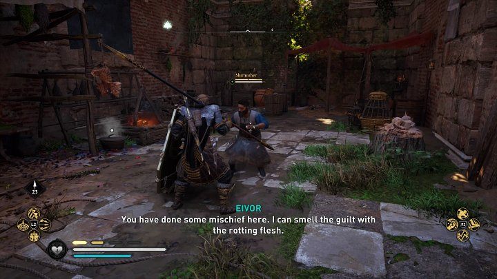 Twój czyn nie spodoba się obłąkanemu mężczyźnie, który zacznie zarzucać Ci, że jego ukochana obróciła się w proch - Assassins Creed Valhalla: Banshee/The Banshee - solucja, opis przejścia - Assassins Creed Valhalla - poradnik do gry