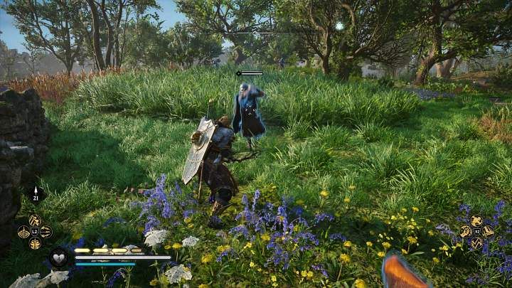 Za czwartym podejściem, zwierzę doprowadzi Cię do miejsca strzeżonego przez zgraję bandytów, którzy będą chcieli odebrać Ci Pannę Raciczkę - Assassins Creed Valhalla: Świnia o złotym nosie - solucja, opis przejścia - Assassins Creed Valhalla - poradnik do gry