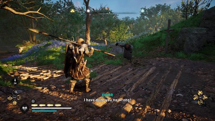 Wyjdź z jaskini, a zostaniesz zaatakowany przez obłąkanego mężczyznę - Assassins Creed Valhalla: Modlitwa mściciela/A Prayer for Vengeance - solucja - Assassins Creed Valhalla - poradnik do gry