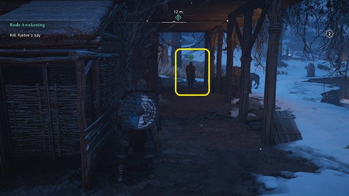 Sen Eivora zostaje przerwany przez nieoczekiwaną wizytę jednego ze szpiegów Kjotvego - Assassins Creed Valhalla: Brutalna pobudka/Rude Awakening - solucja - Assassins Creed Valhalla - poradnik do gry