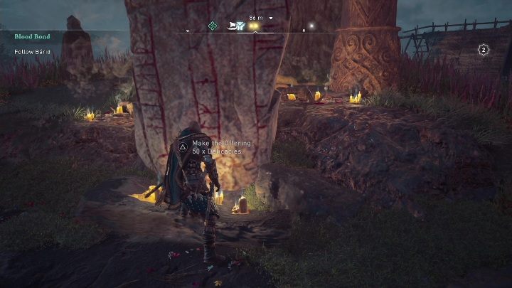 Aby zaliczyć tę aktywność poboczną potrzebujecie 50 przysmaków - AC Valhalla Gniew Druidów: Ołtarz ofiarny - Dublin, sekrety, lokacje - Assassins Creed Valhalla - poradnik do gry