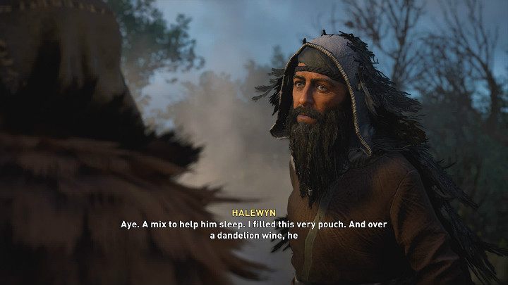 Gdy już zbierzesz wszystkie wskazówki możesz wrócić do druida i odpowiedzieć na wszystkie jego pytania - Assassins Creed Valhalla: Zagadki i wskazówki/Clues and Riddles - solucja - Assassins Creed Valhalla - poradnik do gry