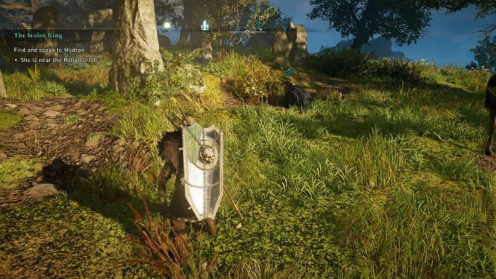 Modron czeka na Ciebie przy kamiennych głazach niedaleko Rollendritch - Assassins Creed Valhalla: Skradziony król/The Stolen King - solucja - Assassins Creed Valhalla - poradnik do gry