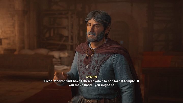 Co ciekawe, Cynon powie Ci, że na rogatym tronie zamiast niego zasiądzie Modron - Assassins Creed Valhalla: Zdradzona miłość/A Love Betrayed - solucja - Assassins Creed Valhalla - poradnik do gry