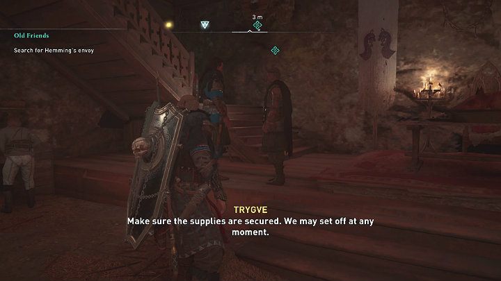 Gdy dotrzesz na miejsce wejdź do obszernych pomieszczeń wykutych wewnątrz góry, by odszukać Trygve - Assassins Creed Valhalla: Starzy przyjaciele/Old Friends - solucja - Assassins Creed Valhalla - poradnik do gry