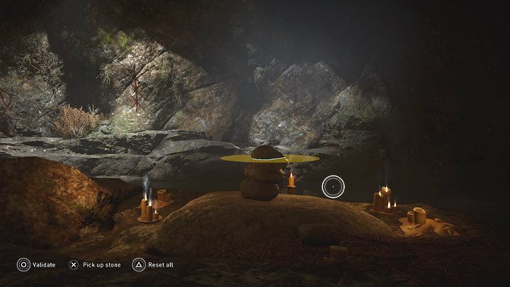 To bardzo proste zadanie do którego musisz użyć zaledwie 3 kamieni więc na pewno nie przysporzy Ci to żadnych problemów - Assassins Creed Valhalla: Ostatnie szlify/Adorning the Adorned - solucja - Assassins Creed Valhalla - poradnik do gry