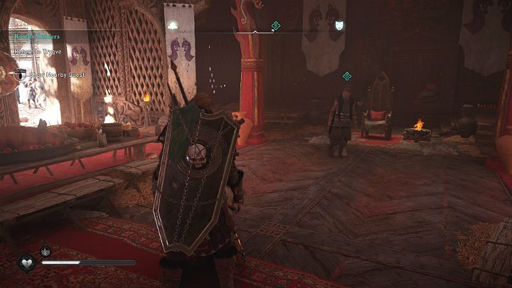 Gdy sytuacja w osadzie zostanie opanowana wróć do Tygve i porozmawiaj z nim - Assassins Creed Valhalla: Pijani łupieżcy/Rowdy Raiders - solucja - Assassins Creed Valhalla - poradnik do gry