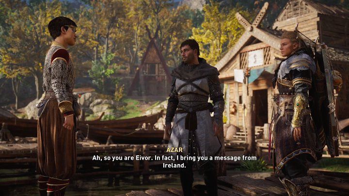 Udajcie się do portu w Kruczej Przystani i porozmawiajcie z Azar, która poza cennymi towarami pochodzącymi z Irlandii przywiozła ze sobą list od króla Dublina, który chce rozszerzyć swój handel na Anglię - Assassins Creed Valhalla Gniew Druidów: Handel z Irlandią/Irish Trade - solucja - Assassins Creed Valhalla - poradnik do gry