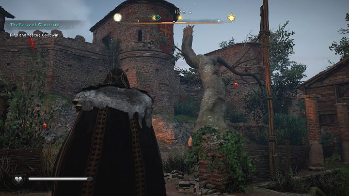 Garnizon znajduje się zaraz obok domu Goodwina - Assassins Creed Valhalla: Szeryf z Wincestre/The Reeve of Wincestre - solucja - Assassins Creed Valhalla - poradnik do gry