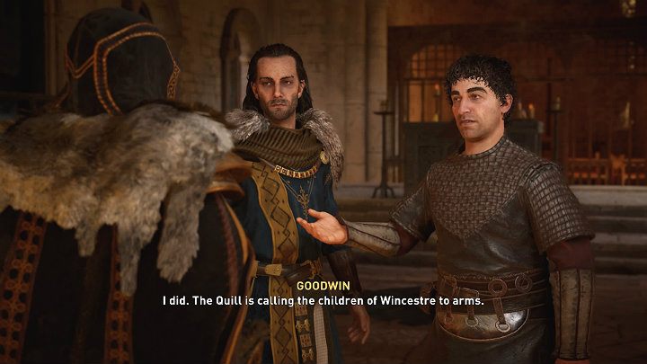 Idź do katedry na spotkanie z Goodwinem - Assassins Creed Valhalla: Wyrywanie Pióra/Plucking the Quill - solucja - Assassins Creed Valhalla - poradnik do gry