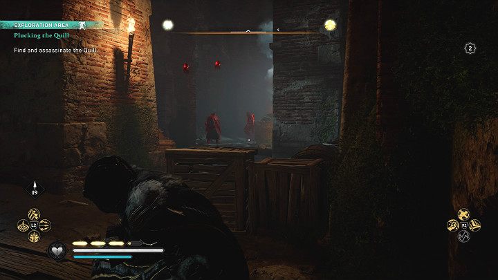 Idąc przez kanały będziesz musiał walczyć z wieloma strażnikami wśród których znajdzie się kilku elitarnych przeciwników - Assassins Creed Valhalla: Wyrywanie Pióra/Plucking the Quill - solucja - Assassins Creed Valhalla - poradnik do gry