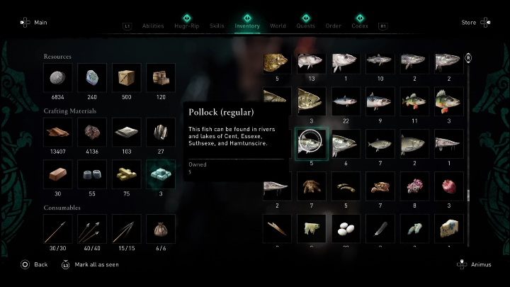 Ofiara: Jako ofiarę musicie złożyć 5 mintajów średnich (Pollock (regular)) - AC Valhalla Świt Ragnaroku: Krasnoludzki ołtarz (Gullnamar) - lista wszystkich - Assassins Creed Valhalla - poradnik do gry