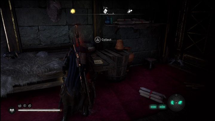 Schemat leży na drewnianym biurku, aby się do niego dostać należy przejść przez otwarte okno - AC Valhalla Świt Ragnaroku: Schemat ozdobny (Gullnamar) - lista wszystkich - Assassins Creed Valhalla - poradnik do gry