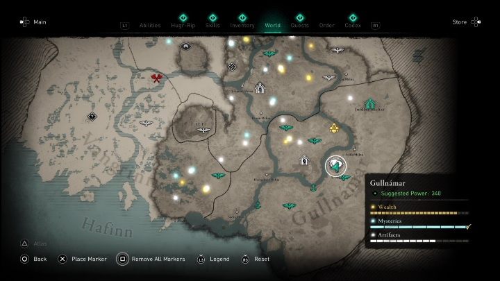 2 - AC Valhalla Świt Ragnaroku: Nieoszlifowany kamień (Gullnamar) - lista wszystkich - Assassins Creed Valhalla - poradnik do gry