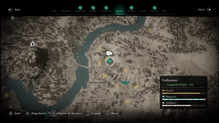 Lokalizacja: Uldar - AC Valhalla Świt Ragnaroku: Nieoszlifowany kamień (Gullnamar) - lista wszystkich - Assassins Creed Valhalla - poradnik do gry