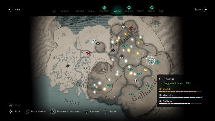 4 - AC Valhalla Świt Ragnaroku: Nieoszlifowany kamień (Gullnamar) - lista wszystkich - Assassins Creed Valhalla - poradnik do gry