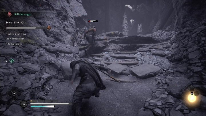 Jedyną zdolnością, którą możecie użyć podczas tej próby jest Cios w biegu (Rush & Bash) - AC Valhalla: Próba niedźwiedzia - Kryjówka w Kopalni Odyna, solucja - Assassins Creed Valhalla - poradnik do gry