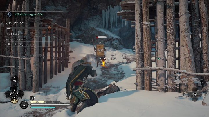 Jedyną zdolnością, którą możecie użyć podczas tej próby jest Skupienie Norn (Focus of the Nornir) - AC Valhalla: Próba wilka - Kryjówka w Kopalni Odyna, solucja - Assassins Creed Valhalla - poradnik do gry