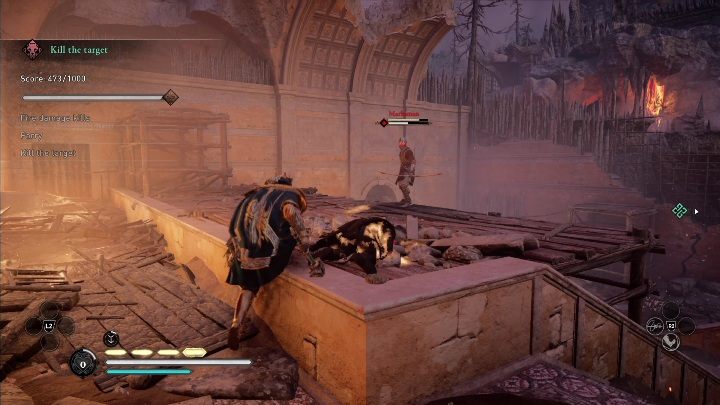 Dwie zdolności, którą możecie użyć podczas tej próby to Przeszycie harpunem (Harpoon Impalement) oraz Kopniak Tyra (Kick of Tyr) - AC Valhalla: Próba niedźwiedzia - Obóz bandytów w Loligestone, solucja - Assassins Creed Valhalla - poradnik do gry