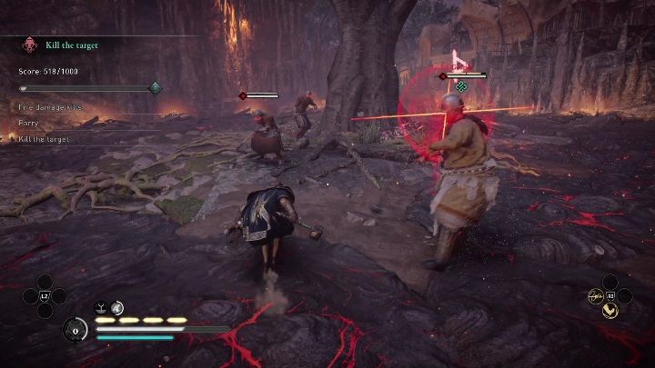 Próba zakończy się, gdy zabijecie wszystkie cele - nawet jeśli nie ukończycie pozostałych zadań dostępnych na tej mapie - AC Valhalla: Próba niedźwiedzia - Obóz bandytów w Loligestone, solucja - Assassins Creed Valhalla - poradnik do gry