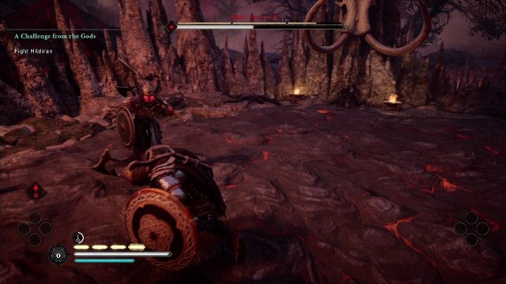 Po pokonaniu Hildiran w walce na pięści, przeniesiecie się na specjalną arenę - AC Valhalla: Wyzwanie od bogów - solucja, Mistrzowskie wyzwania - Assassins Creed Valhalla - poradnik do gry