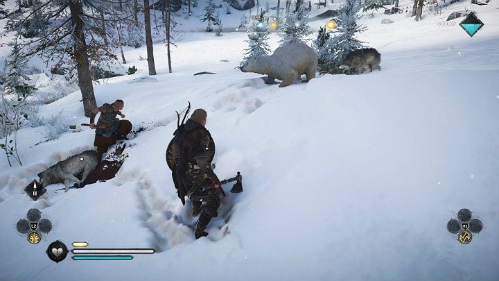 Po chwili rzuci się na kolejnych przeciwników, a Ty możesz mu pomóc w kolejnej walce - Assassins Creed Valhalla: W pogoni za honorem/The Hunt for Honor - solucja - Assassins Creed Valhalla - poradnik do gry