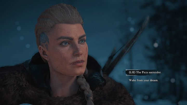 W trakcie rozmowy z nim możesz skłamać, by go uszczęśliwić - Assassins Creed Valhalla: Nowa Anglia/A New England - solucja, opisz przejścia - Assassins Creed Valhalla - poradnik do gry