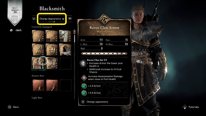 W tym celu należy udać się do kowala Gunnara, którego znajdziesz w Kruczej Przystani - AC Valhalla: Jak zmienić wygląd wyposażenia? - Assassins Creed Valhalla - poradnik do gry