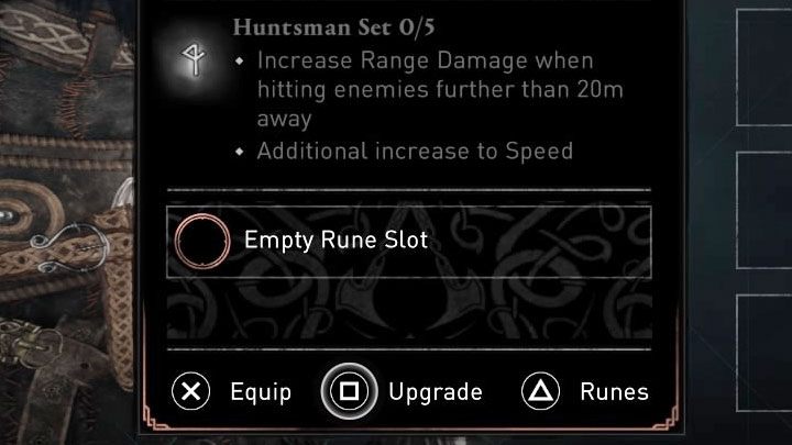 Runy można umieszczać tylko w tych przedmiotach, które mają co najmniej jedno wolne gniazdo - Assassins Creed Valhalla: Jak zakładać runy? - Assassins Creed Valhalla - poradnik do gry