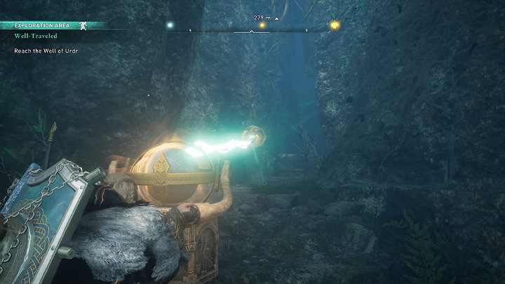 Udaj się do wejścia do Studni Urd, a następnie zejdź pod ziemię - Assassins Creed Valhalla: Obiecująca wyprawa/Well-Traveled - solucja - Assassins Creed Valhalla - poradnik do gry