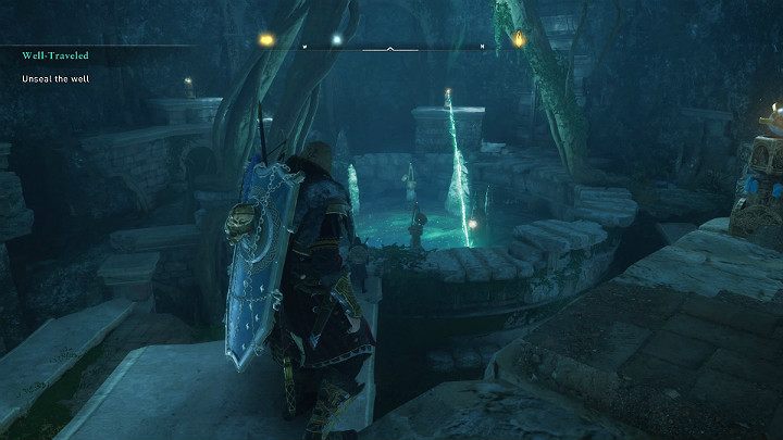 Jeśli chcesz, możesz samodzielnie spróbować odpieczętować Studnię Urd - Assassins Creed Valhalla: Obiecująca wyprawa/Well-Traveled - solucja - Assassins Creed Valhalla - poradnik do gry