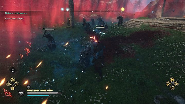 Musisz wziąć sprawy w swoje ręce i wyeliminować wszystkich Jotunów, którzy znaleźli się w pobliżu - Assassins Creed Valhalla: Środki obrony/Defensive Measures - solucja - Assassins Creed Valhalla - poradnik do gry
