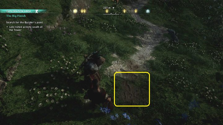 Gdy przyjdzie co do czego, Loki jednak nie do końca wie w którą stronę należy się udać, by odnaleźć farbę Konstruktora - Assassins Creed Valhalla: Wielki finał/The Big Finish - solucja, opis przejścia - Assassins Creed Valhalla - poradnik do gry