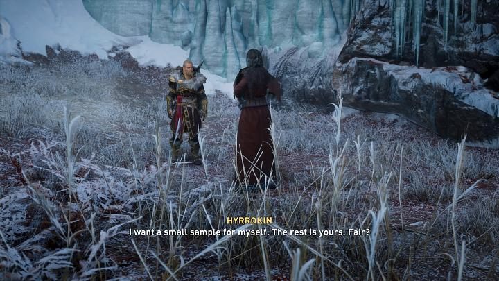 Po rozmowie Havi straci przytomność, a po jakimś czasie obudzi się spętany korzeniami Yggdrasilu - Assassins Creed Valhalla: Pani Żelaznego Lasu - solucja, opis przejścia - Assassins Creed Valhalla - poradnik do gry