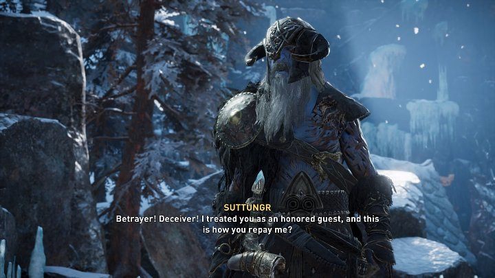 Na Twojej drodze stanie Suttungr we własnej osobie, a u jego boku będzie kroczyć Loki - Assassins Creed Valhalla: Pamiętna uczta/A Feast to Remember - solucja - Assassins Creed Valhalla - poradnik do gry