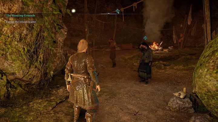 Kobieta zaprowadzi Cię do przejścia ukrytego za wodospadem - Assassins Creed Valhalla: Tereny łowieckie/The Hunting Grounds - solucja - Assassins Creed Valhalla - poradnik do gry