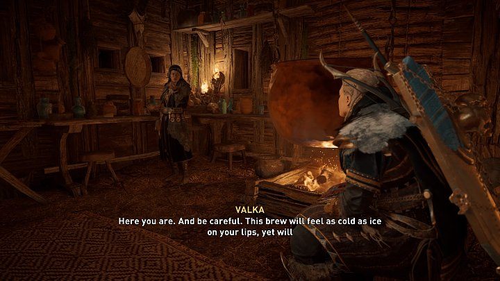 Gdy uda Ci się zebrać potrzebne składniki, wróć do Kruczej Przystani i zanieś je Valce - Assassins Creed Valhalla: W głąb siebie/Going Deeper - solucja, opis przejścia - Assassins Creed Valhalla - poradnik do gry