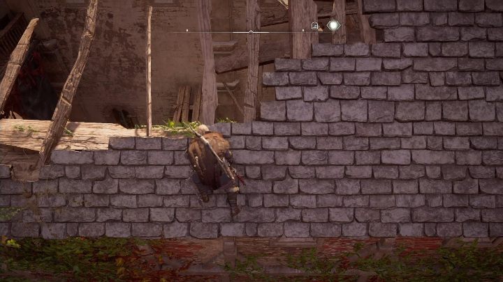 Zacznijmy od tego, że musisz wjeść do zniszczonego kościoła - Assassins Creed Valhalla: Fragment sagi Rigsogur - Ledecestrescire, sekrety - Assassins Creed Valhalla - poradnik do gry