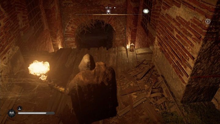 Wystarczy, że zniszczysz deski zakrywające dziurę w podłodze, a stworzysz sobie przejście dalej - Assassins Creed Valhalla: Rzymski artefakt - Ledecestrescire, sekrety, lokacje - Assassins Creed Valhalla - poradnik do gry