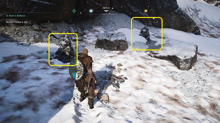 W trakcie wspinaczki zwracaj uwagę na rudy surowców, które zostały umiejscowione w różnych miejscach - Assassins Creed Valhalla: Pomoc wyroczni/A Seers Solace - solucja - Assassins Creed Valhalla - poradnik do gry