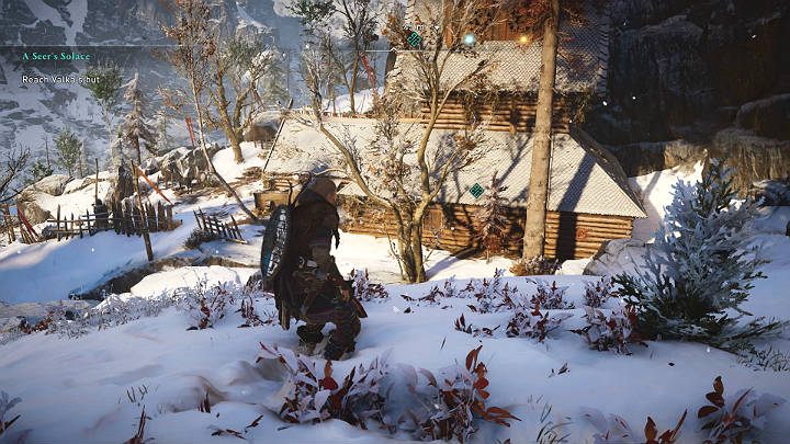 Chata Valki to naprawdę duży budynek więc na pewno go nie przegapisz - Assassins Creed Valhalla: Pomoc wyroczni/A Seers Solace - solucja - Assassins Creed Valhalla - poradnik do gry