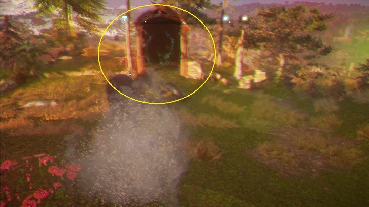 Wracamy do drzwi po lewej stronie, dzięki temu już prawie kończymy tę aktywność - Assassins Creed Valhalla: Muchomor - Ledecestrescire, sekrety, lokacje - Assassins Creed Valhalla - poradnik do gry